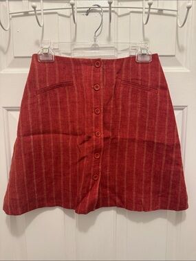 NWOT Vintage Guess Collection linen mini skirt